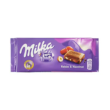 Milka Dairy Milk Raisin and Nuts Chocolate 100GR