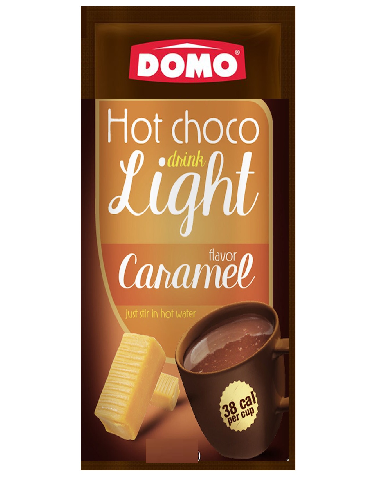 Domo Drink Chocolate Light Caramel 10GR