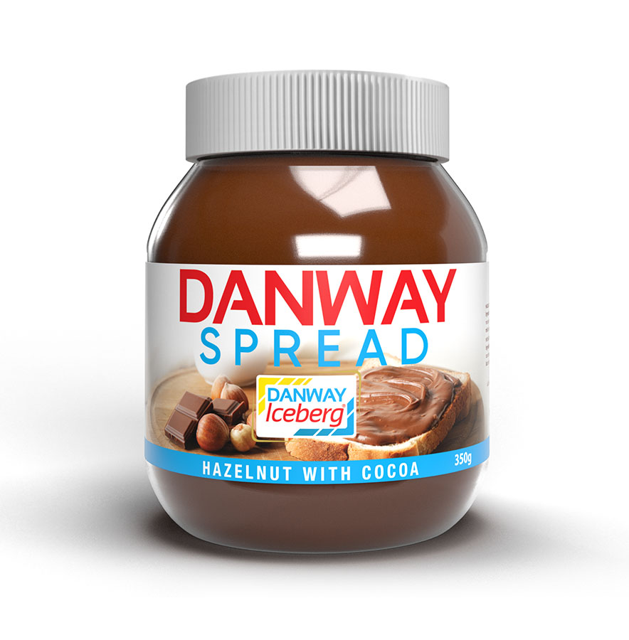 Danway Iceberg - Hazelnut Spread with Cocoa 750g